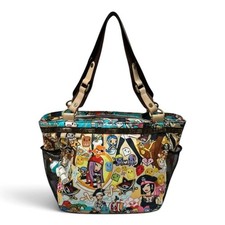LeSportsac x tokidoki Pirate Rainbow Zip M Nylon Leather Bag Used