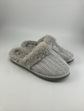 Born Women s Slippers XL 11-12 Indoor Outdoor Foam Footbed Faux Sherpa
