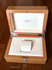 OMEGA Empty Wooden watch box Good Condition #O77