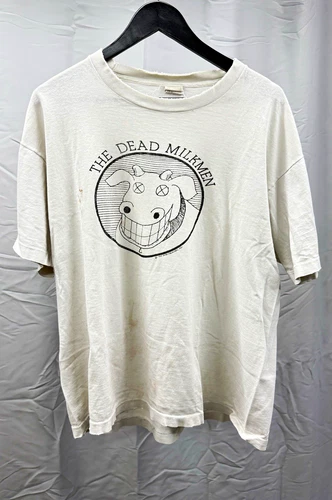 The Dead Milkmen T-Shirt Single Stitch 80s Punk 1980s vintage concert t-shirt, vintage, single stitch, B+ condition