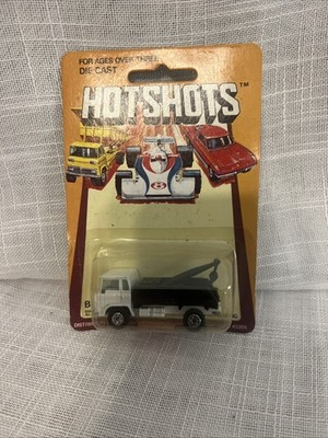Vintage RARE Yatming 1980 Hot Shots White Wrecker Hong Kong NEW Unpunched