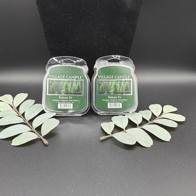 Village candle,evergreen Scent Set Of 2 (Lot Of 2) soft and gentle smell