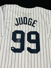 Aaron Judge Signed New York Yankees Pinstriped Baseball Jersey COA