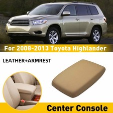 Center Console Armrest Lid Cover W/ Base For Toyota Highlander 2008-2013