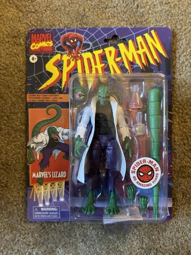 Marvel Legends Serie Retro Lagarto 6" Exclusivo de Walmart