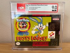 Tiny Toon Adventures Buster Busts Loose PSA 9.0 CIB SNES Complete Konami Rare