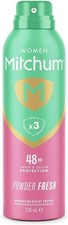 Mitchum Women Triple Odor Defense Deodorant Spray 48hr Antiperspirant 200ml UK
