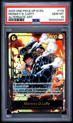 Monkey D. Luffy 118 Alternate Art Secret Rare Royal Blood (OP10)