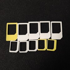 10x SIM Card Adapters Nano-to-Micro  Micro-to-Standard 2731