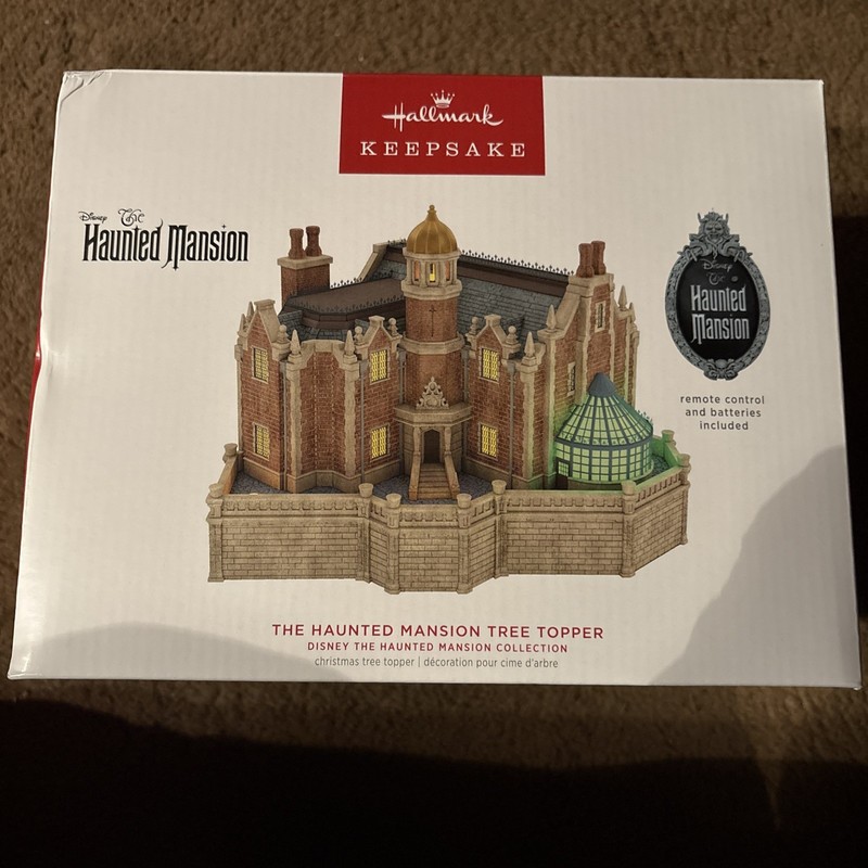 HALLMARK 2024 THE HAUNTED MANSION DISNEY TREE TOPPER