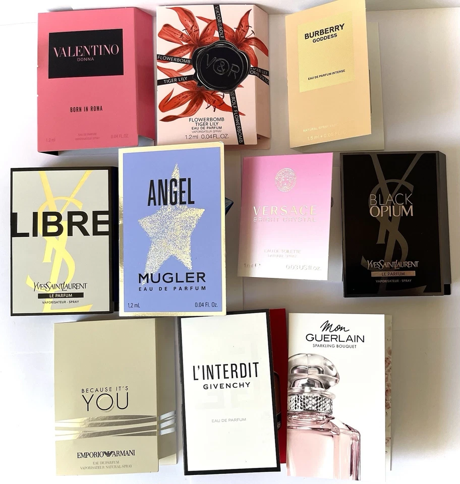 VALENTINO Joblot 10 High End Designer Perfume Women's 11.8ml RANDOM MINI