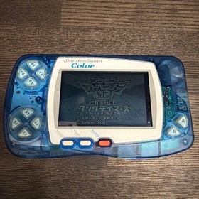 WonderSwan Color Crystal Black BANDAI Game Console