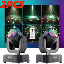 2PCS LED Beam 80W GOBO Moving Head Light Stage Light DMX Effect Disco dj lights