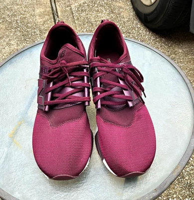 New Balance Low Top Lace-Up Burgundy Men's Athletic Sneakers Rubber Sole - Image 1 of 4
