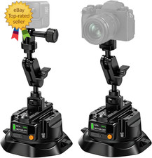 4.5" Electric Suction Cup Camera Mount Kit with Auto Vacuum Replenishment
