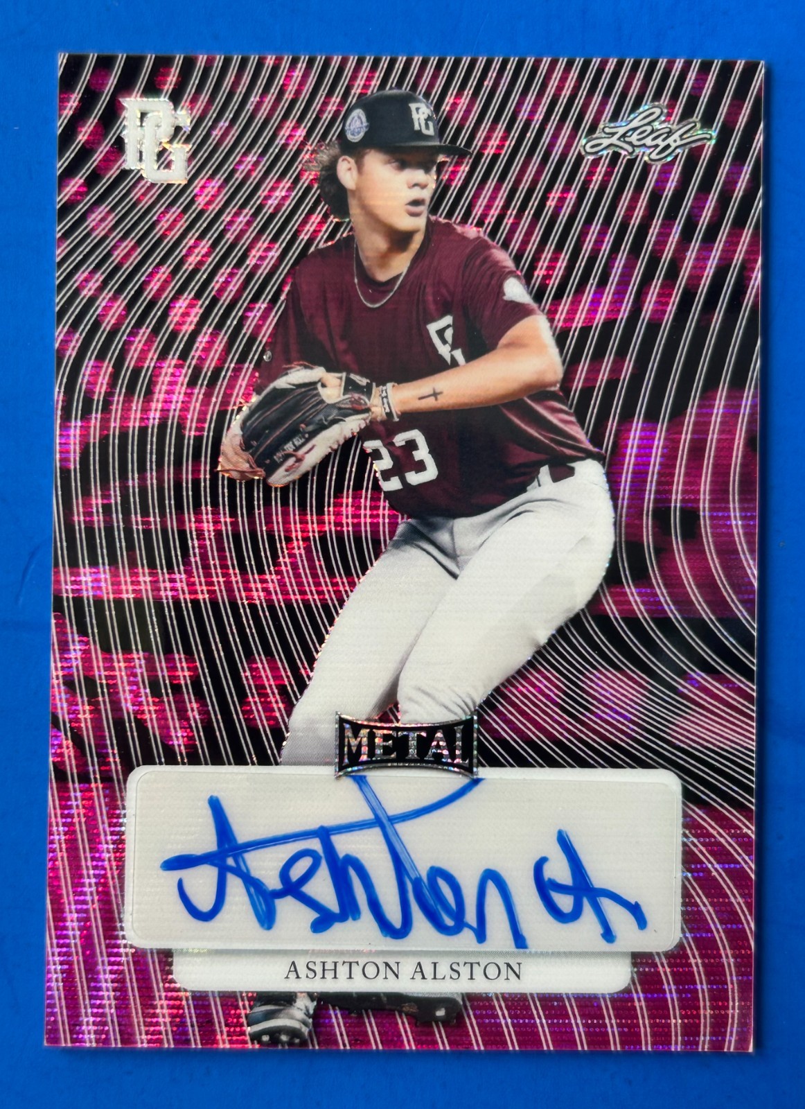 2023 Leaf Metal Perfect Game National Showcase 🔥 ASHTON ALSTON RC Auto 6/7 🔥
