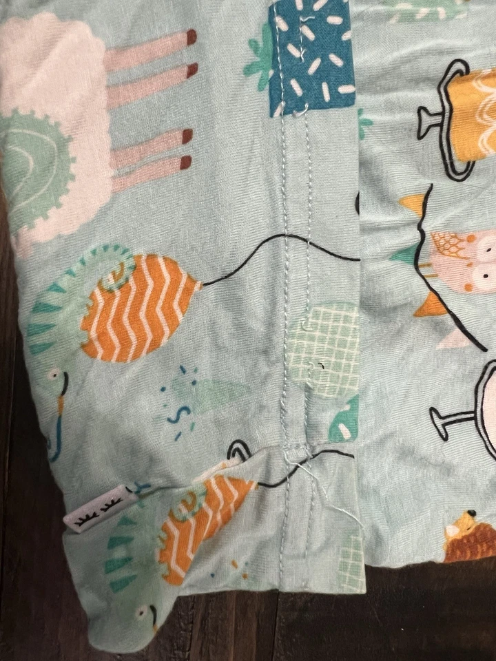 Little Sleepies Party Animal Pj Set Size 9/10 - Image 3 of 3