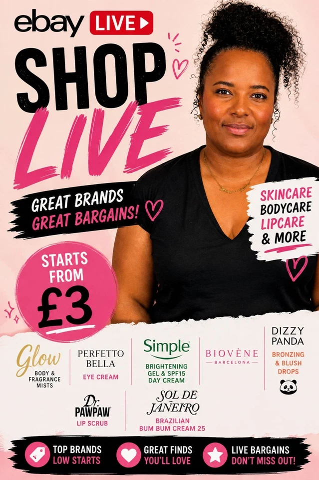 Beauty Bargains LIVE | Simple, Sol de Janeiro & More | £3 Starts! 🌻