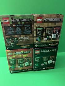 Lego Minecraft Complete Collection 4 Microworlds 21102 21105 21106 21107 Sealed