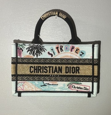 Christian Dior book tote with crossbody strap, New with tags