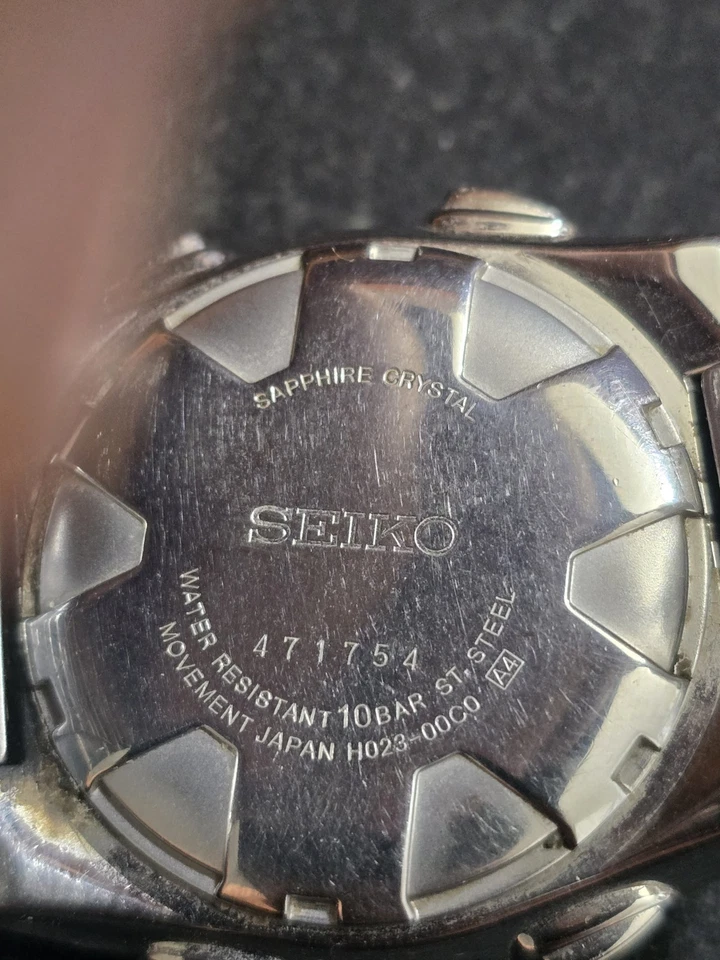 Reloj Hombre Cuarzo Vintage SEIKO Sportura H023-00C0 WorldTime Funciona Foto 3 de 4