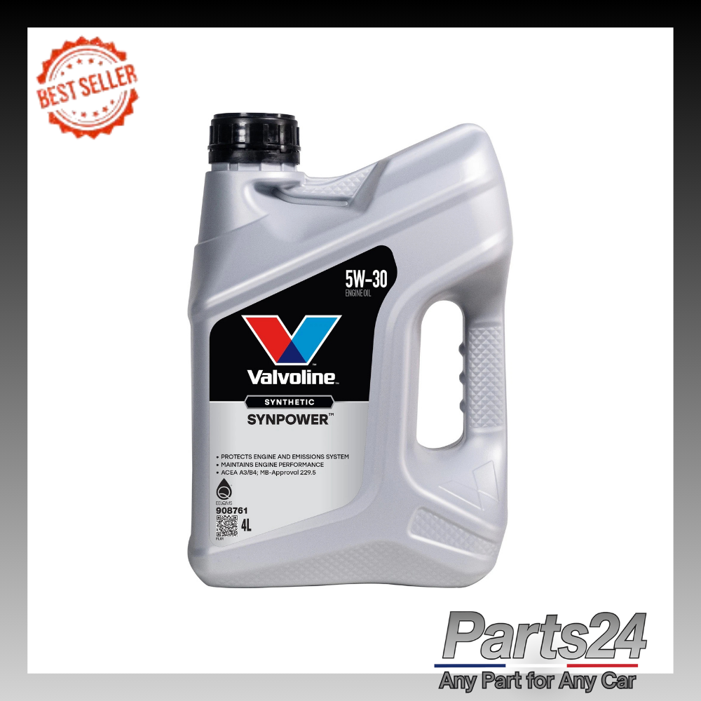 Valvoline SynPower 5W-30 5W30 Fully Synthetic Engine Oil - 4 Litres 4L