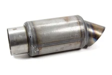 Beyea Muffler 3 in Inlet 3 in Turn Down Outlet 6 in Long Body Steel Natural MUF3