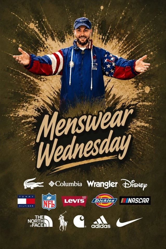 Menswear Wednesday 👔 Ralph, Tommy, NASCAR, Levi's & More!