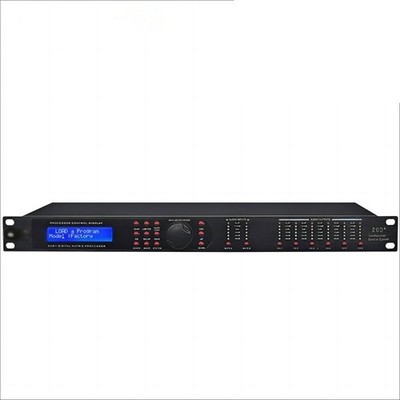 Professional 2CH Audio Effector 2-IN 6-OUT Digital Audio Processor Support USB *