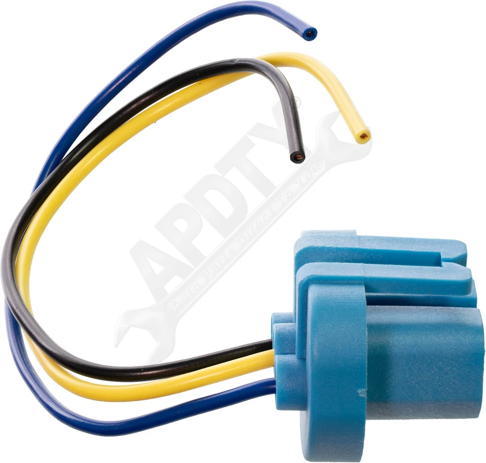 APDTY 95802 HD Blanco Súper Brillante Faros Bombilla Enchufe Arnés de Cableado Coleta Foto 3 de 3