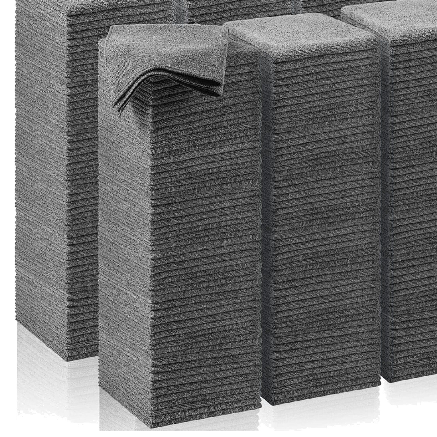 200 Ultra-Soft Microfiber Towels - 16x16 Inch Scratch-Free Cleaning Cloths for Any Task