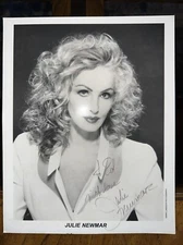Julie Newmar Signed Autographed 8X10 Photo Batman Catwoman Headshot