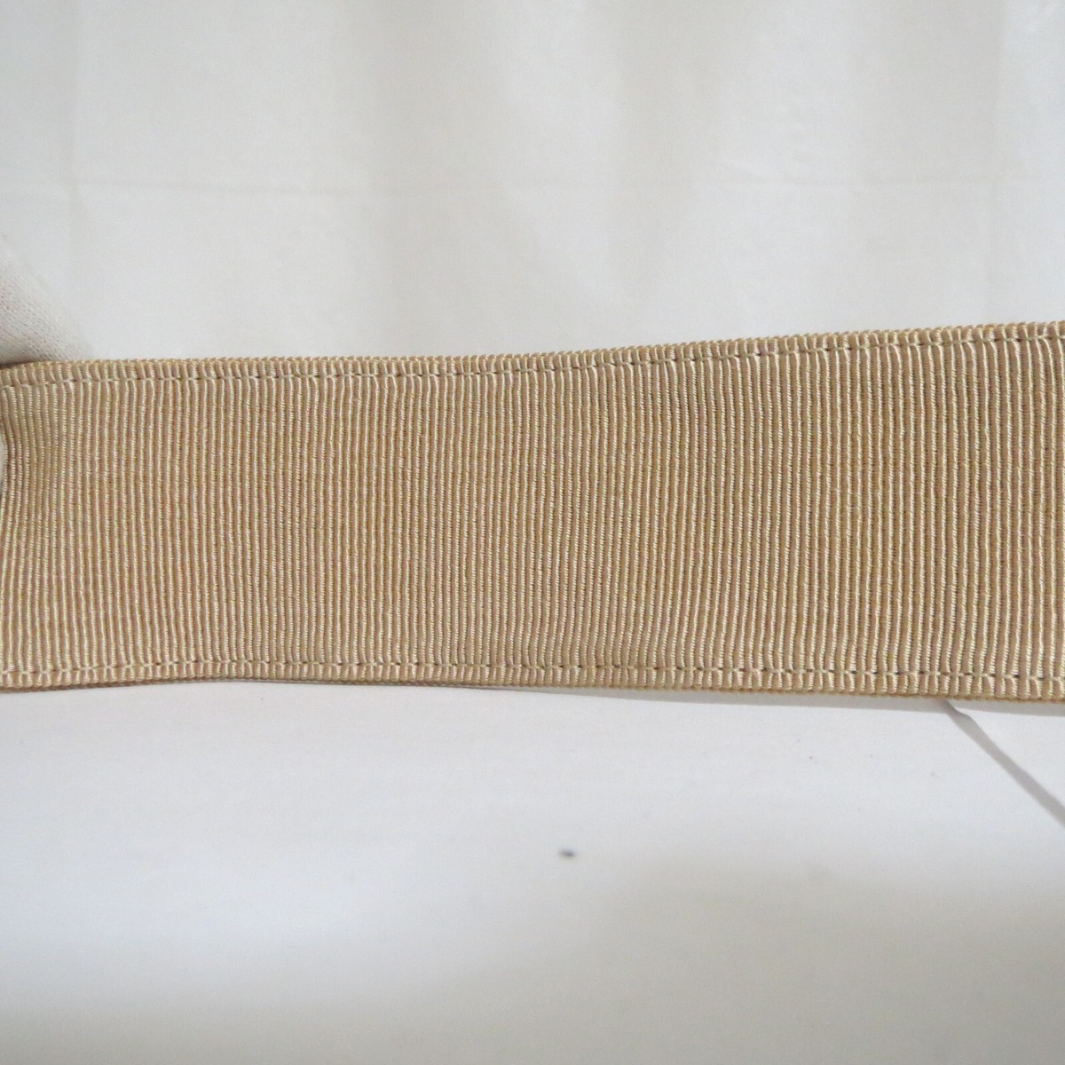 Auth Vintage Salvatore Ferragamo Vara Ribbon Beige Belt 23.6 