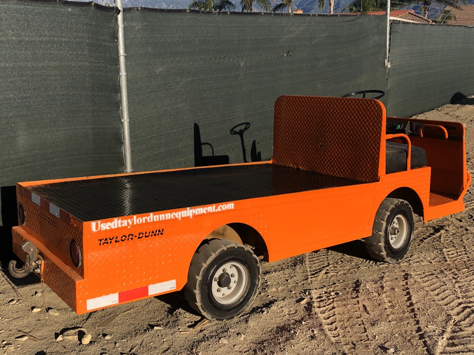 Taylor Dunn B248 Electric Industrial Flatbed Utility Cart Golf Cart eBay