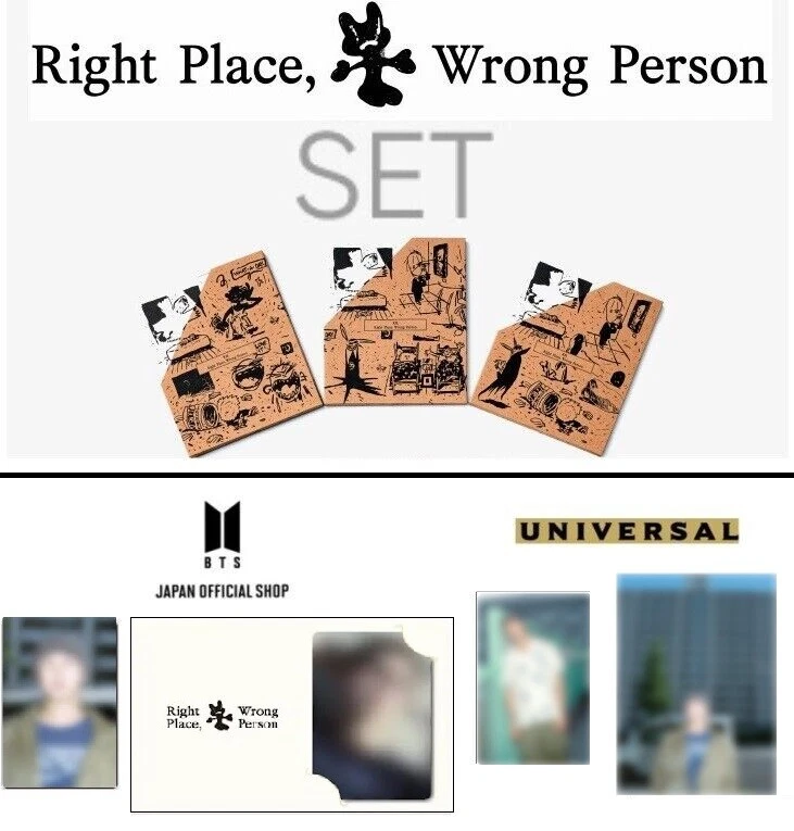 BTS RM Right Place Wrong Person JPFC特典 BTS RM Right Place, Wrong Person JPFC Japan POB Official