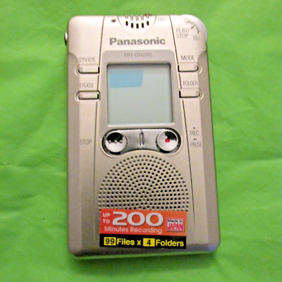 Vintage Panasonic Digital IC Recorder – Model RR‑QR200 | eBay