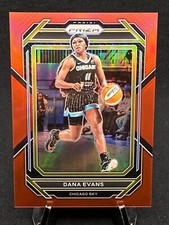 2023 Panini Prizm WNBA Red Prizm #59 Dana Evans /199 Chicago Sky Dallas Wings
