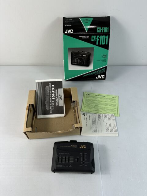JVC CX-F101 Hyper-Bass Stereo Radio Cassette Player Works Rare