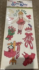 3 Packs Vintage Ballerina Tutu Flowers Tickets SCRAPBOOKING Stickers Sandylion