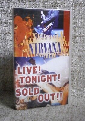 Nirvana - Live Tonight Sold Out (VHS, 2000) for sale online Nirvana - Live Tonight Sold Out (VHS, 2000) for sale online