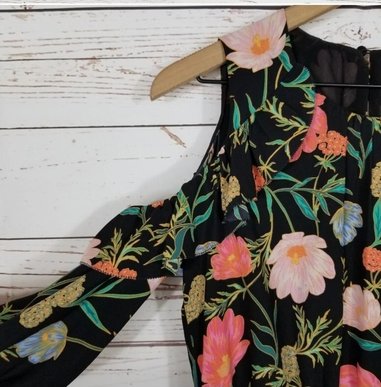 Abito Kate Spade floreale fiori spalle fredde