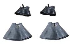 Set of 4 Lawn Mower Tire Inner Tubes TWO 15X6.00-6 Fronts & TWO 18X9.50-8 Rears 