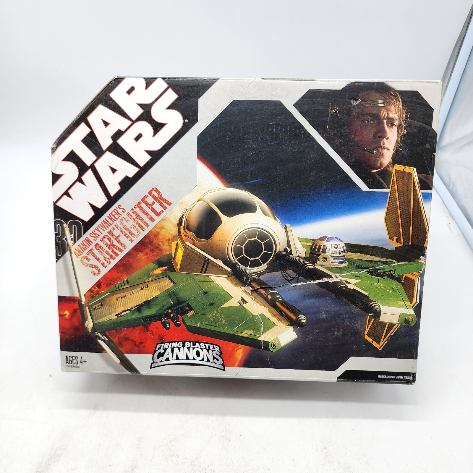 Star Wars 30th Anniversary Anakin Skywalkers Starfighter Damaged Box New 2007