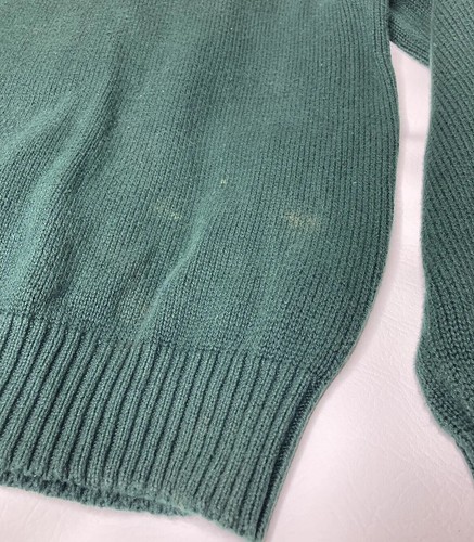 Polo Ralph Lauren Pullover Maglione Mezza Zip Uomo Verde Scuro Tg L - Foto 3 di 7