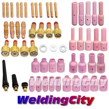 TIG Welding Torch 17/18/26 All-in-One Kit 040-1/16-3/32-1/8" T28B US Seller Fast