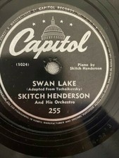 SKITCH HENDERSON:Swan Lake/Cynthia's In Love; CAPITOL;78rpm;10"Like New