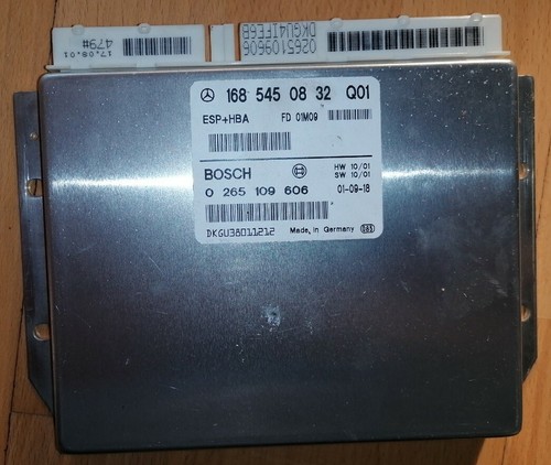 ABS ESP Steuergerät Mercedes Motorsteuergerät W168 A1685450832 Bosch 0265109606
