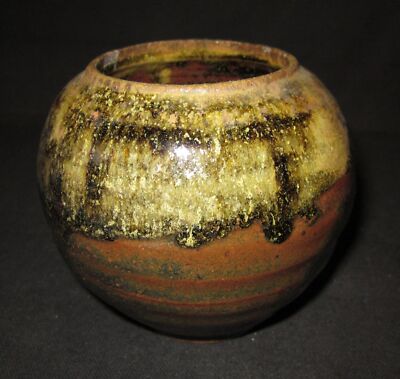 Handcrafted Clay Glazed Urn