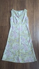 Vintage Believe... Yellow Paisley floral Dress Size 10