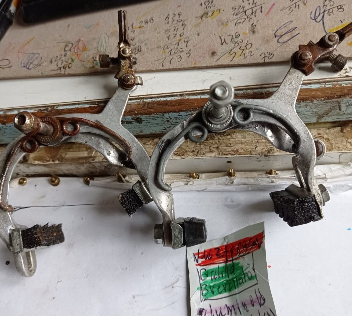 Étriers De Frein Balilla – Aluminium – Vélo De Course Vintage – Italie